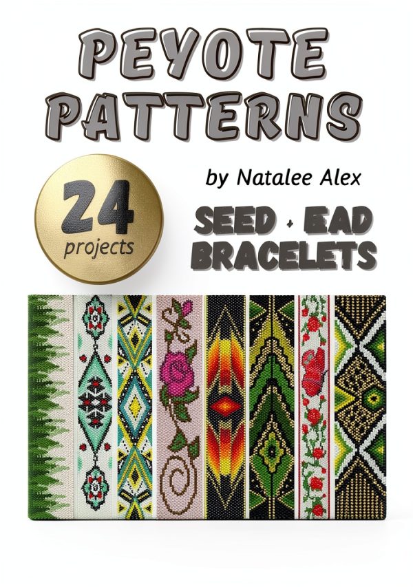 Bracelets Peyote Patterns Book 1 - CraftyHands Jewelry Craft Guide-0