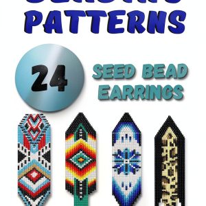 Brick Stitch Earrings Patterns Book 3 2021 Guide for Bead Jewelry-0