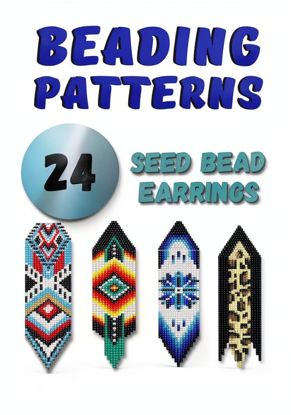 Brick Stitch Earrings Patterns Book 3 2021 Guide for Bead Jewelry-0