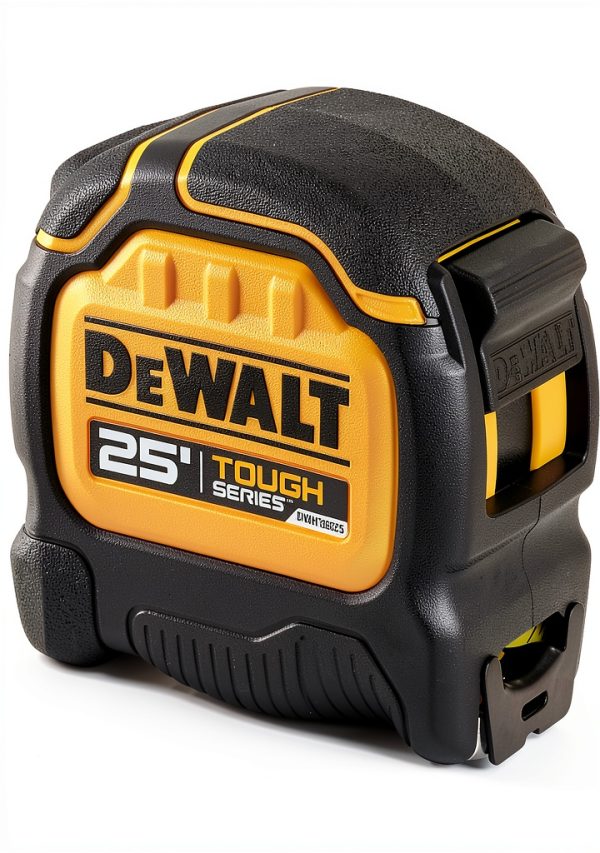 DEWALT 7.6m Black Yellow Tape Measure with Magnet and Slide Lock-7