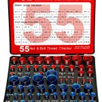 Manalete 55-Inch Thread Checker Kit – 30 SAE & 25 Metric Gauges,-0