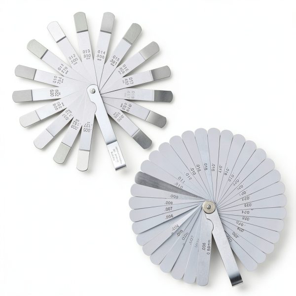 Feeler Gauge Set American Mutt Tools 32 Blade Metric Inch Kit-6