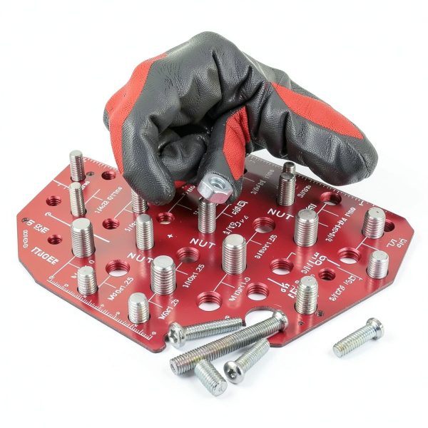 Thread Checker JoblikeBrez CNC Machined Red Thread Gauge 30 Sizes-4