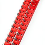 Manalete 30-Size Nut and Bolt Thread Checker Red CNC Aluminum Gauge-0