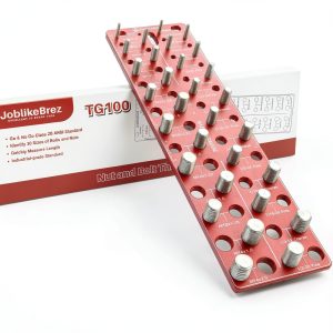 Thread Checker JoblikeBrez CNC Machined Red Thread Gauge 30 Sizes-0