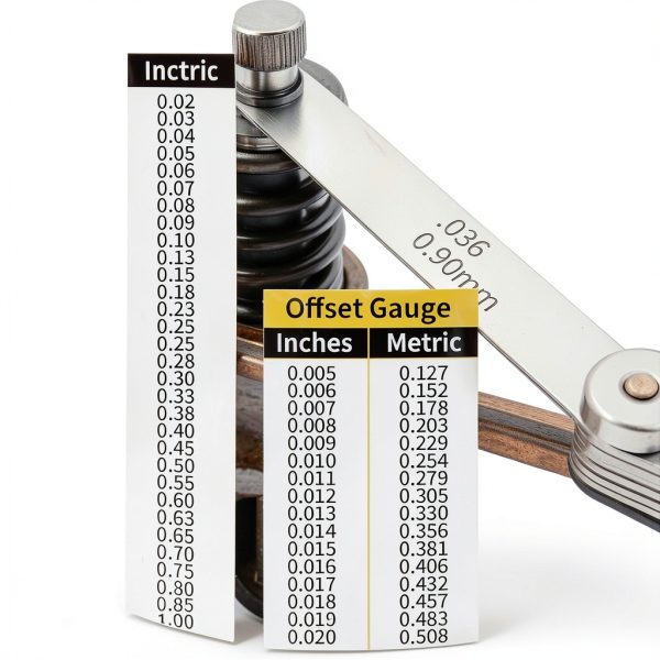 Hoiny Feeler Gauge Set Stainless Steel Dual Scale 32/16 Blade-2