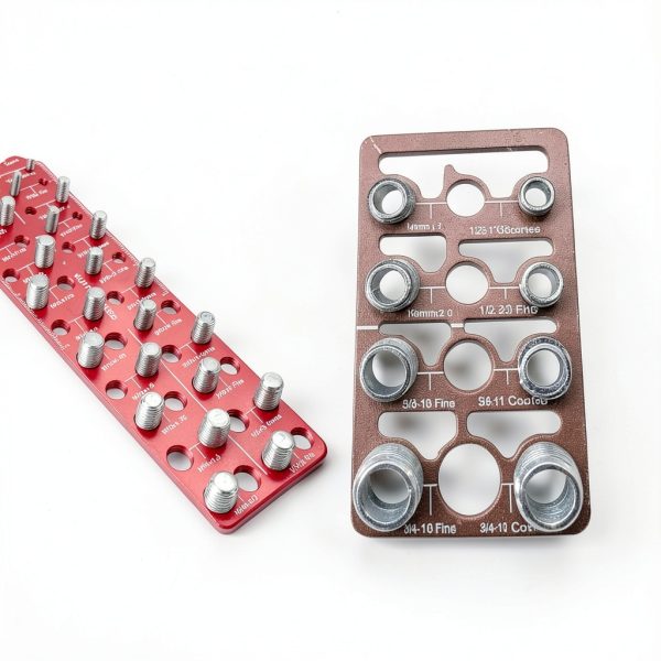Thread Checker JoblikeBrez CNC Machined Red Thread Gauge 30 Sizes-2