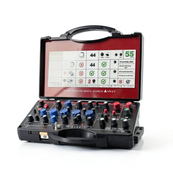Manalete 55-Inch Thread Checker Kit – 30 SAE & 25 Metric Gauges,-1