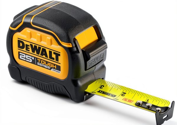 DEWALT 7.6m Black Yellow Tape Measure with Magnet and Slide Lock-6