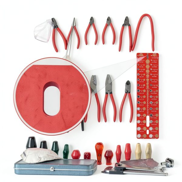 Manalete 30-Size Nut and Bolt Thread Checker Red CNC Aluminum Gauge-6