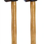 HARFINGTON 2pcs Engineers Hammer 2 Lb Powerful Strike Double Flat Face Sledge Forging Hammer with Comfortable Grip for Home Improvement General Repair Woodworking, Black Yellow-0