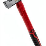 Engineer Hammer, Sheet Metal Hammer 400g, Cross Peen Hammer With Non-slip Rubber Grip For Construction, Gardening, Home Improvement-0
